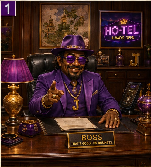 Jewels in His Office